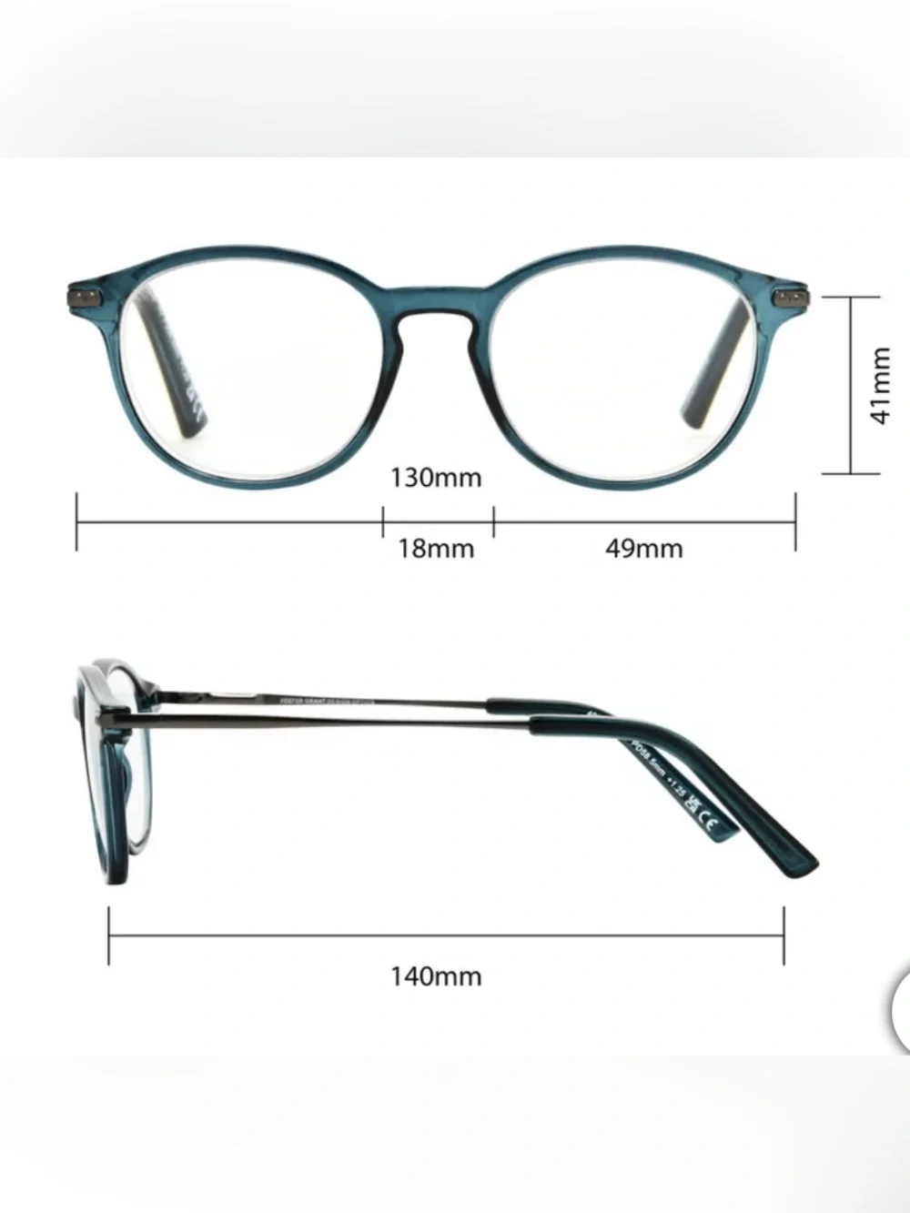 Foster Grant Design Optics 3-pack of reading glasses, +1.75 magnification.